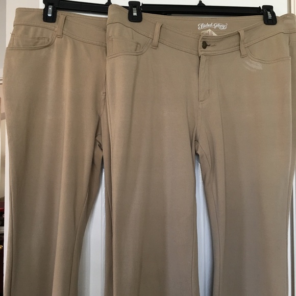 faded glory bootcut stretch pants